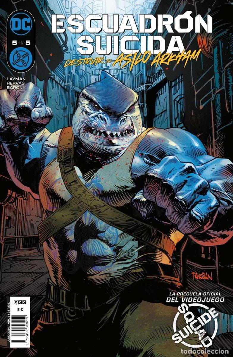 C&oacute;mics: ESCUADR&Oacute;N SUICIDA: DESTRUIR EL ASILO ARKHAM N&Uacute;M. 5 DE 5 - ECC Ediciones - Foto 1