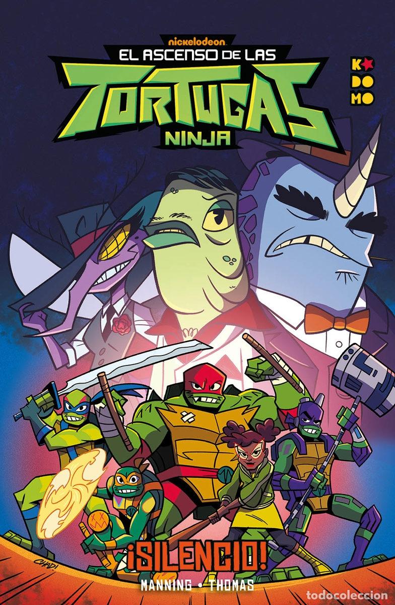 C&oacute;mics: EL ASCENSO DE LAS TORTUGAS NINJA: &iexcl;SILENCIO! - ECC Ediciones - Foto 1