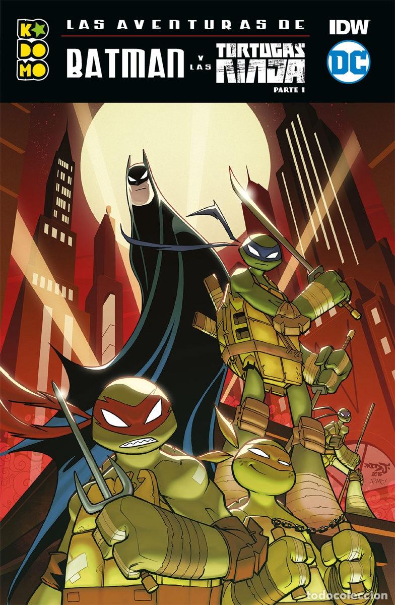 C&oacute;mics: LAS AVENTURAS DE BATMAN Y LAS TORTUGAS NINJA PARTE 01 (DE 2) - ECC Ediciones - Foto 1