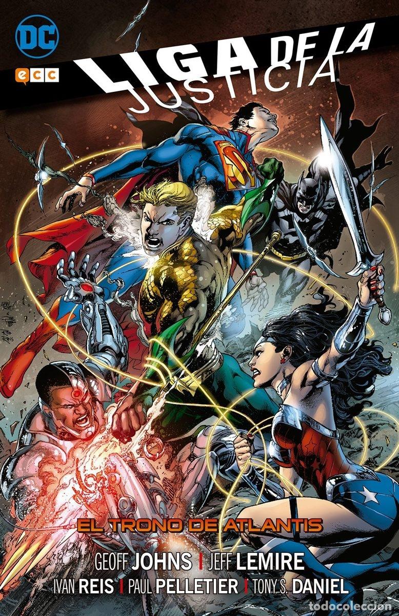 C&oacute;mics: LIGA DE LA JUSTICIA: EL TRONO DE ATLANTIS (EDICI&Oacute;N CARTON&Eacute;) (2A EDICI&Oacute;N) - ECC Ediciones