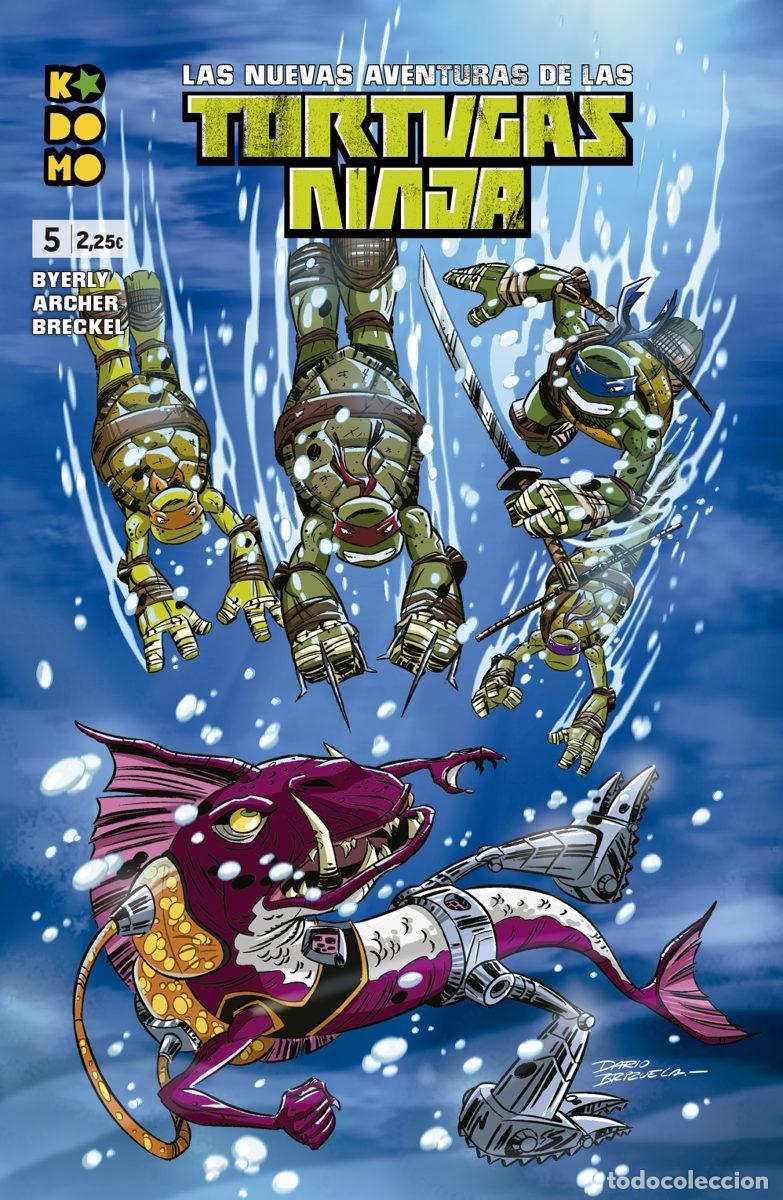 C&oacute;mics: LAS NUEVAS AVENTURAS DE LAS TORTUGAS NINJA N&Uacute;M. 05 - ECC Ediciones