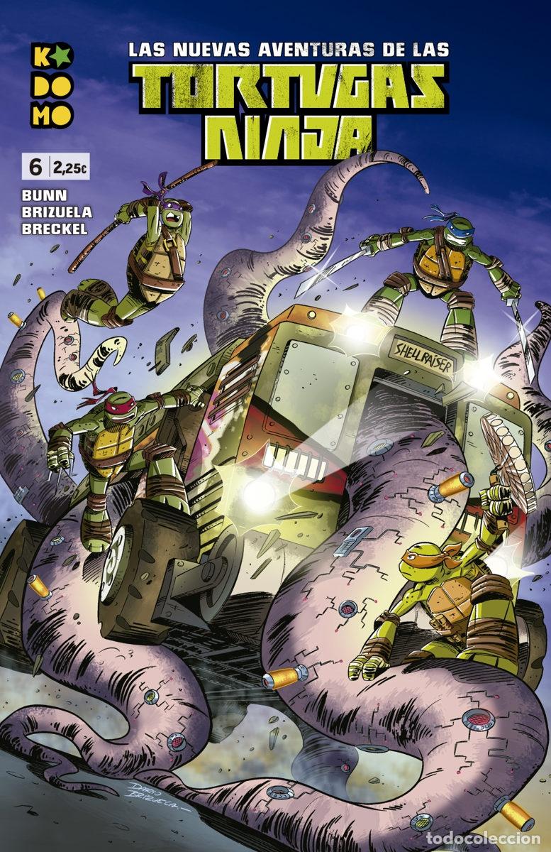 C&oacute;mics: LAS NUEVAS AVENTURAS DE LAS TORTUGAS NINJA N&Uacute;M. 06 - ECC Ediciones - Foto 1