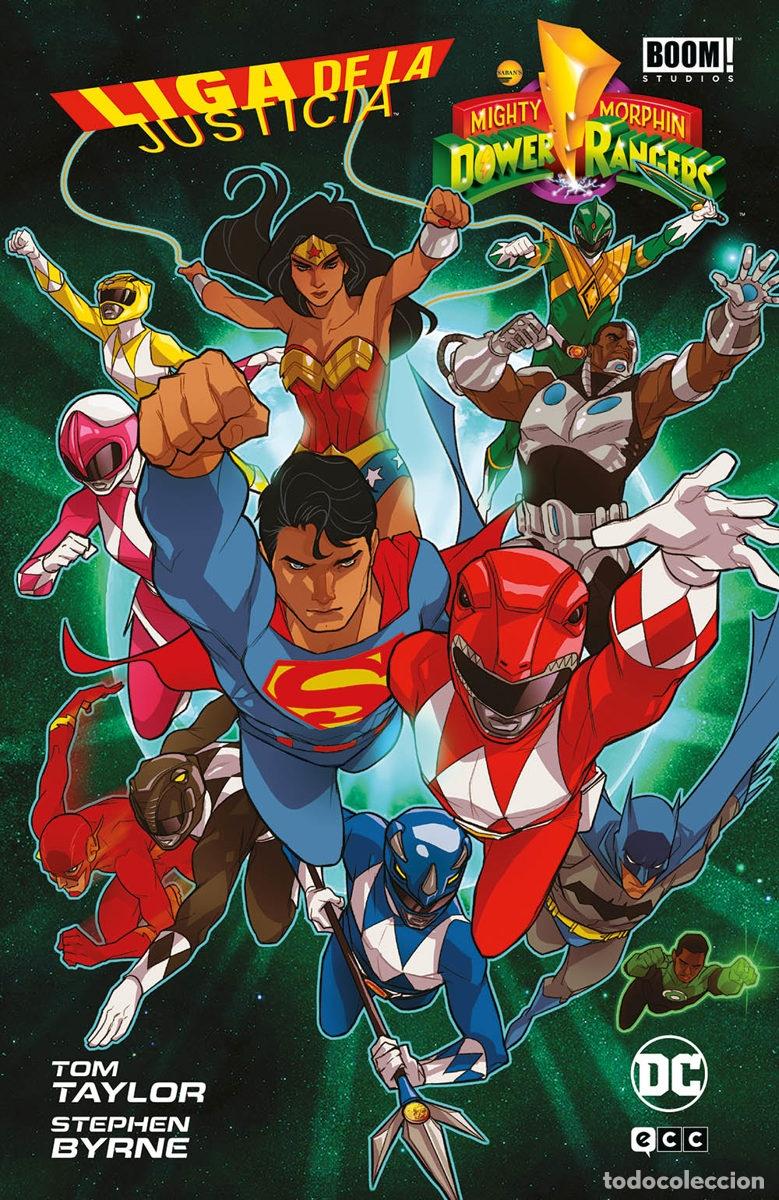 C&oacute;mics: LIGA DE LA JUSTICIA/POWER RANGERS - ECC Ediciones - Foto 1