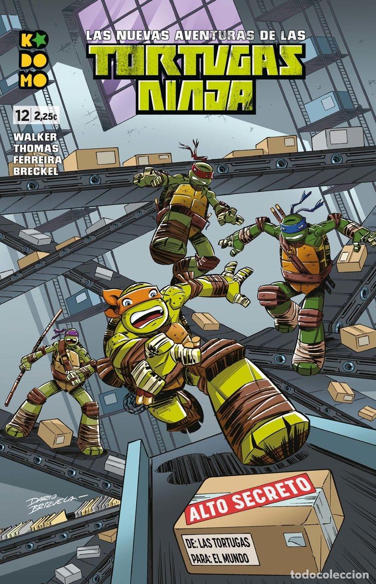 C&oacute;mics: LAS NUEVAS AVENTURAS DE LAS TORTUGAS NINJA N&Uacute;M. 12 - ECC Ediciones