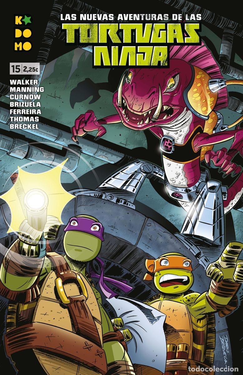 C&oacute;mics: LAS NUEVAS AVENTURAS DE LAS TORTUGAS NINJA N&Uacute;M. 15 - ECC Ediciones