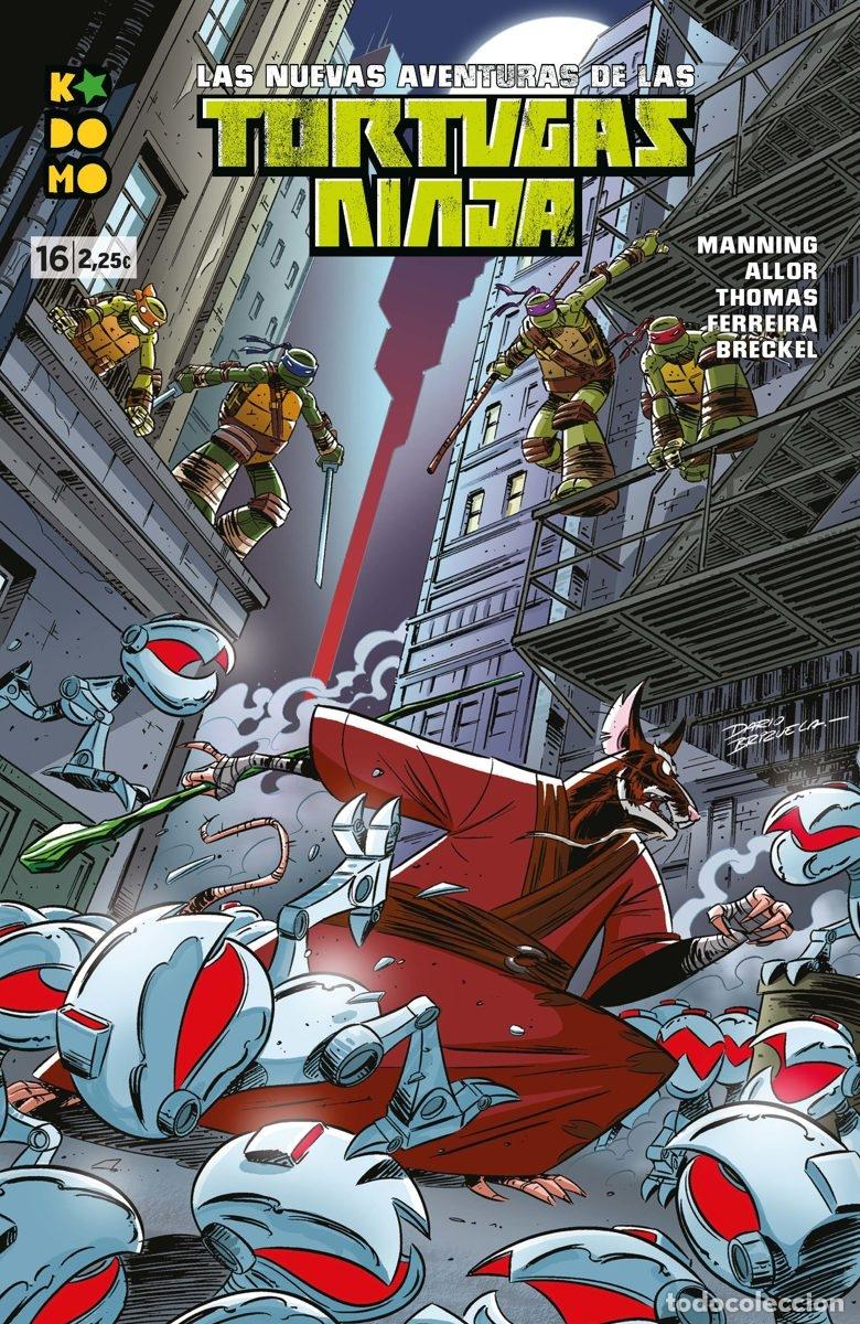 C&oacute;mics: LAS NUEVAS AVENTURAS DE LAS TORTUGAS NINJA N&Uacute;M. 16 - ECC Ediciones - Foto 1
