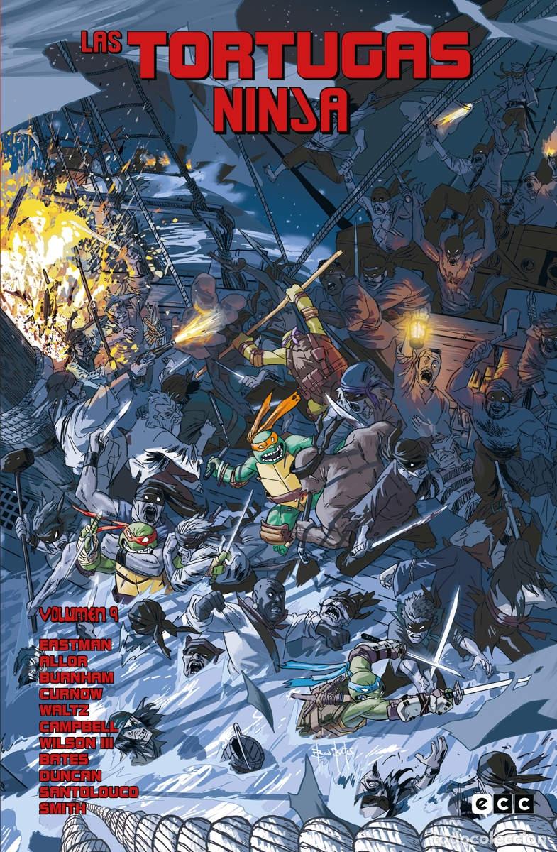 C&oacute;mics: LAS TORTUGAS NINJA VOL. 09 - ECC Ediciones