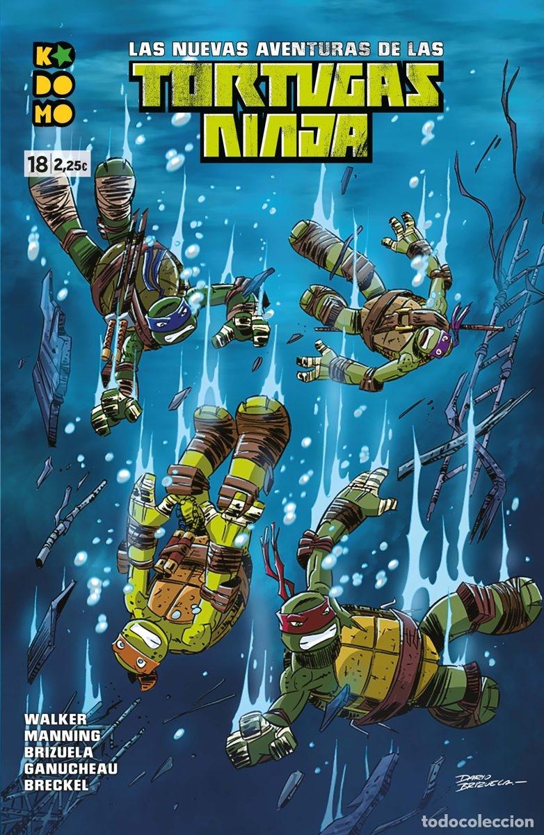 C&oacute;mics: LAS NUEVAS AVENTURAS DE LAS TORTUGAS NINJA N&Uacute;M. 18 - ECC Ediciones