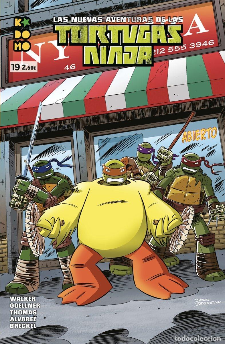 C&oacute;mics: LAS NUEVAS AVENTURAS DE LAS TORTUGAS NINJA N&Uacute;M. 19 - ECC Ediciones - Foto 1