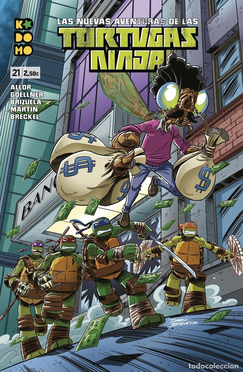 C&oacute;mics: LAS NUEVAS AVENTURAS DE LAS TORTUGAS NINJA N&Uacute;M. 21 - ECC Ediciones