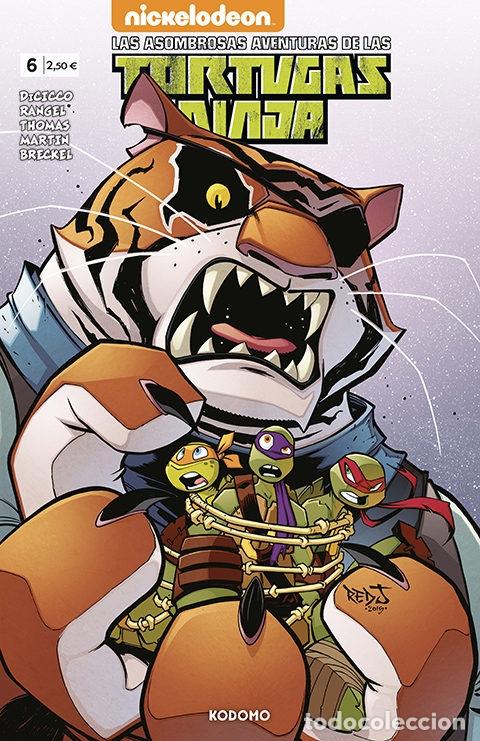 C&oacute;mics: LAS ASOMBROSAS AVENTURAS DE LAS TORTUGAS NINJA N&Uacute;M. 06 - ECC Ediciones