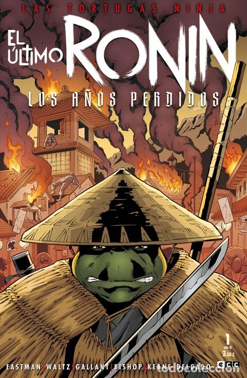 C&oacute;mics: LAS TORTUGAS NINJA: EL &Uacute;LTIMO RONIN - LOS A&Ntilde;OS PERDIDOS N&Uacute;M. 1 DE 5 - ECC Ediciones - Foto 1
