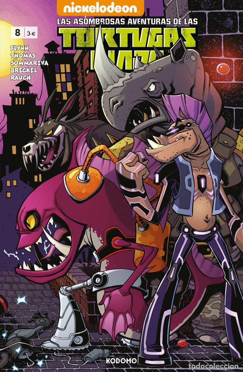 C&oacute;mics: LAS ASOMBROSAS AVENTURAS DE LAS TORTUGAS NINJA N&Uacute;M. 08 - ECC Ediciones