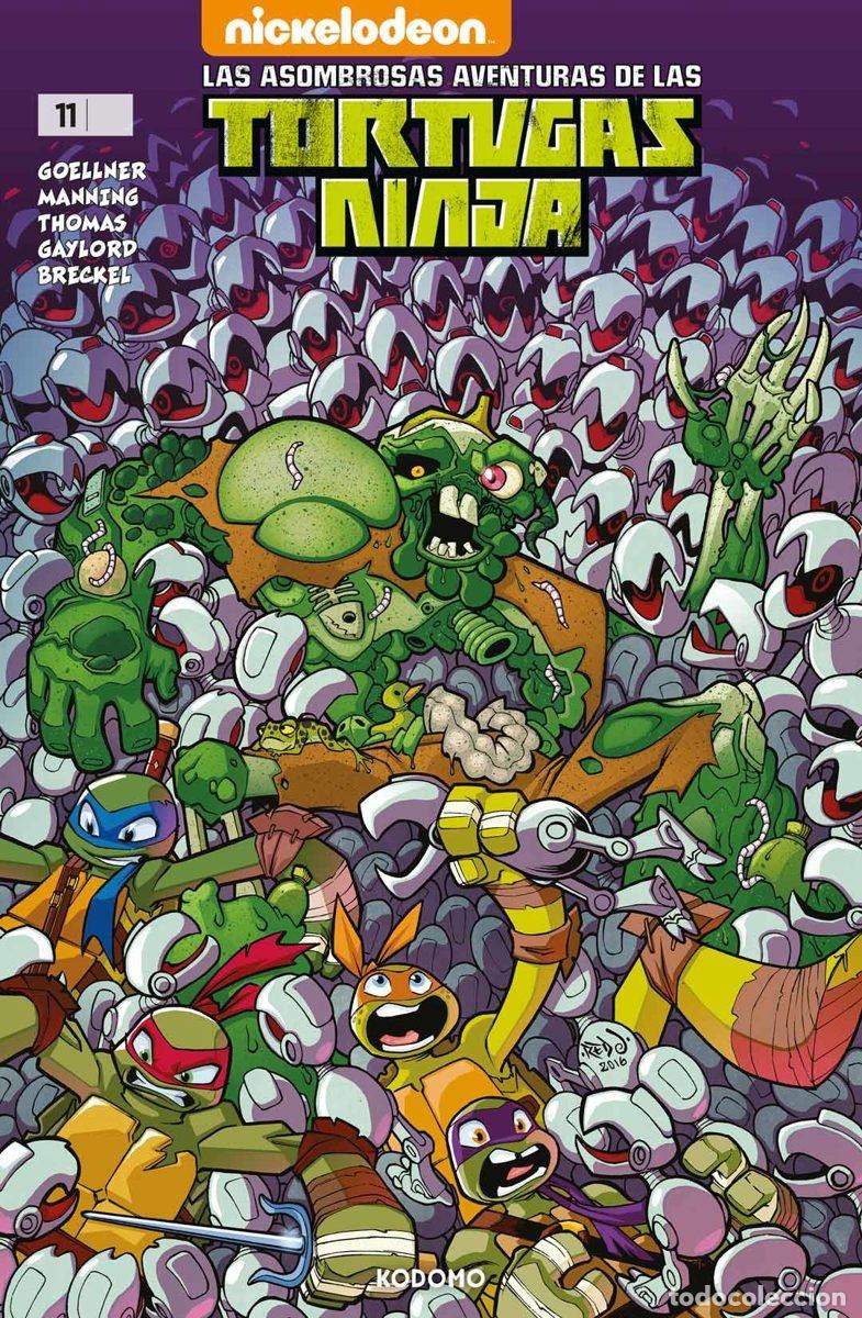 C&oacute;mics: LAS ASOMBROSAS AVENTURAS DE LAS TORTUGAS NINJA N&Uacute;M. 11 - ECC Ediciones