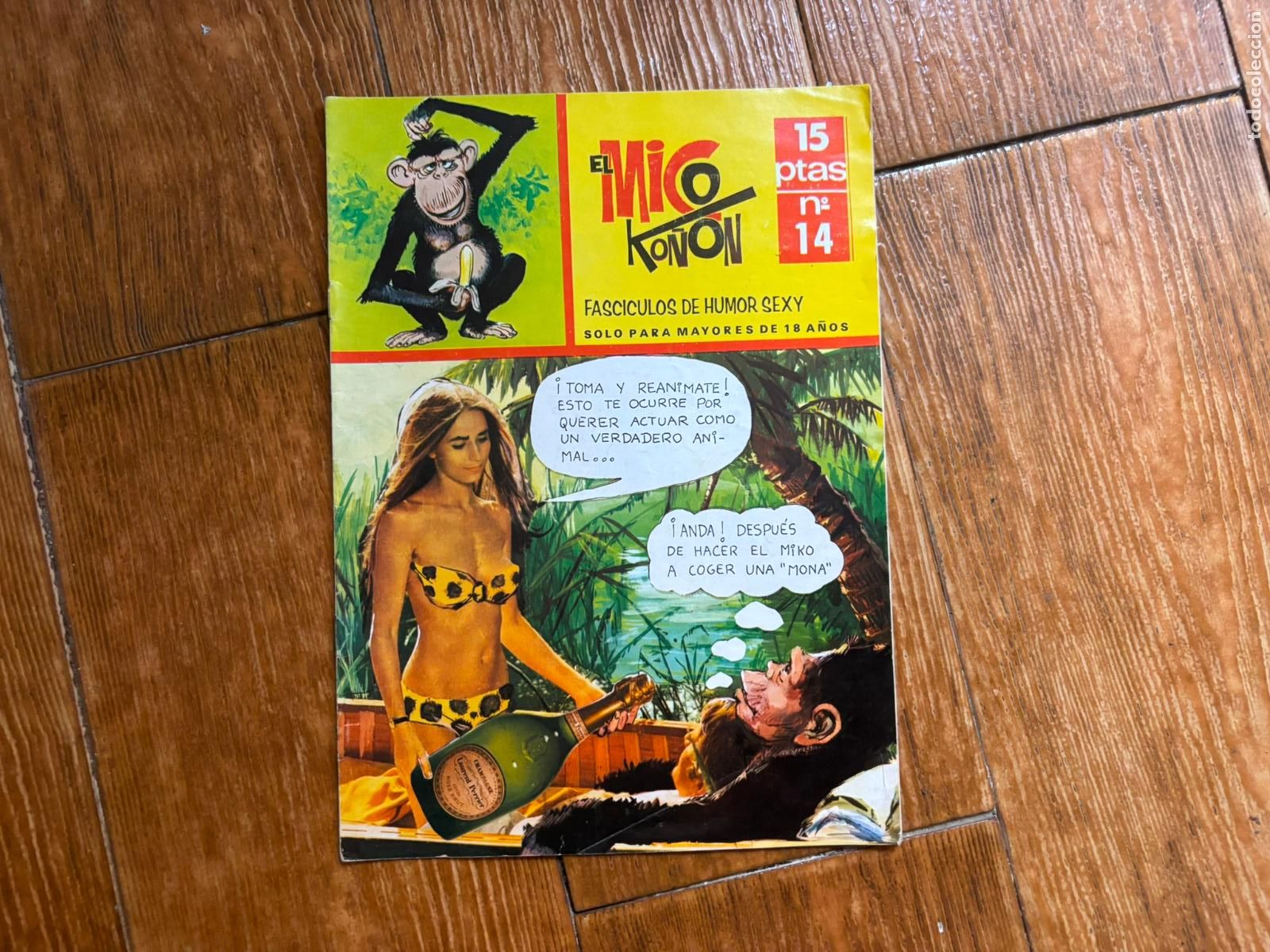 C&oacute;mics: EL MICO KO&Ntilde;&Oacute;N N&ordm; 14 DE 28 - HUMOR EROTICO PARA ADULTOS - 1976 EDITORIAL PETRONIO