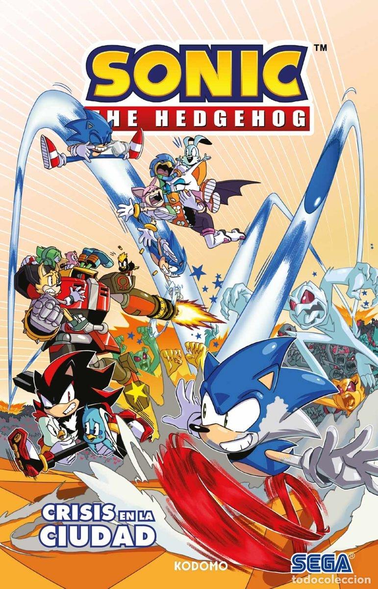 C&oacute;mics: SONIC THE HEDGEHOG VOL. 5: CRISIS EN LA CIUDAD (BIBLIOTECA SUPER KODOMO) - ECC Ediciones