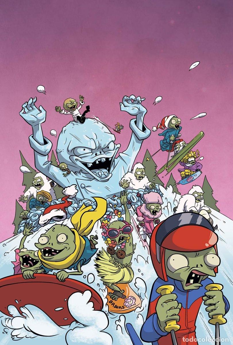 C&oacute;mics: PLANTS VS ZOMBIES: INVIERNO, GRACIAS - ECC Ediciones - Foto 1