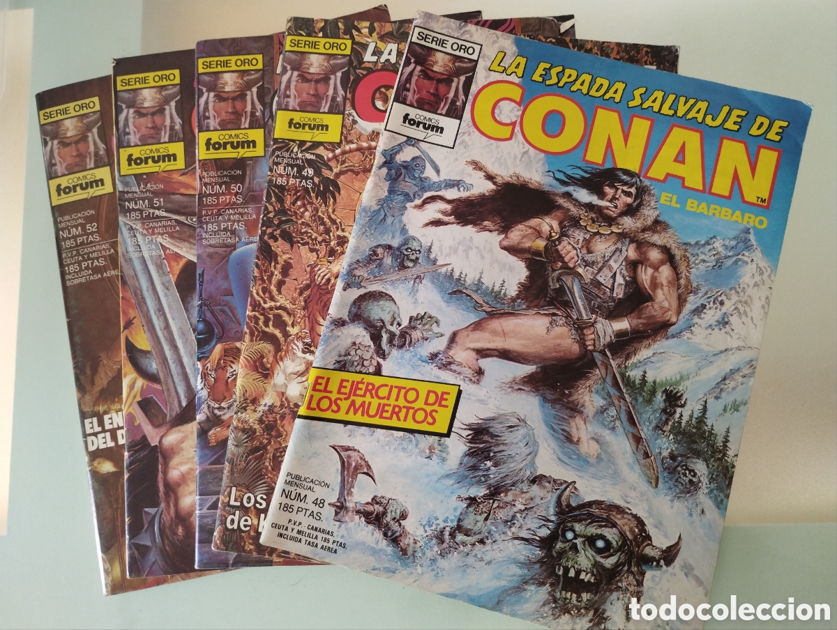 C&oacute;mics: CONAN. Lote 5 numeros
