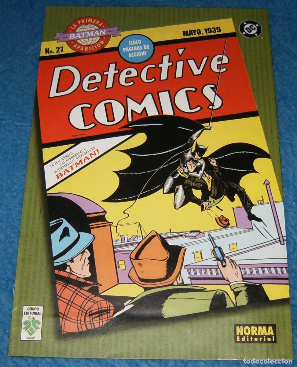 C&oacute;mics: BATMAN . DETECTIVE COMICS 27 FACSIMIL . VID y NORMA