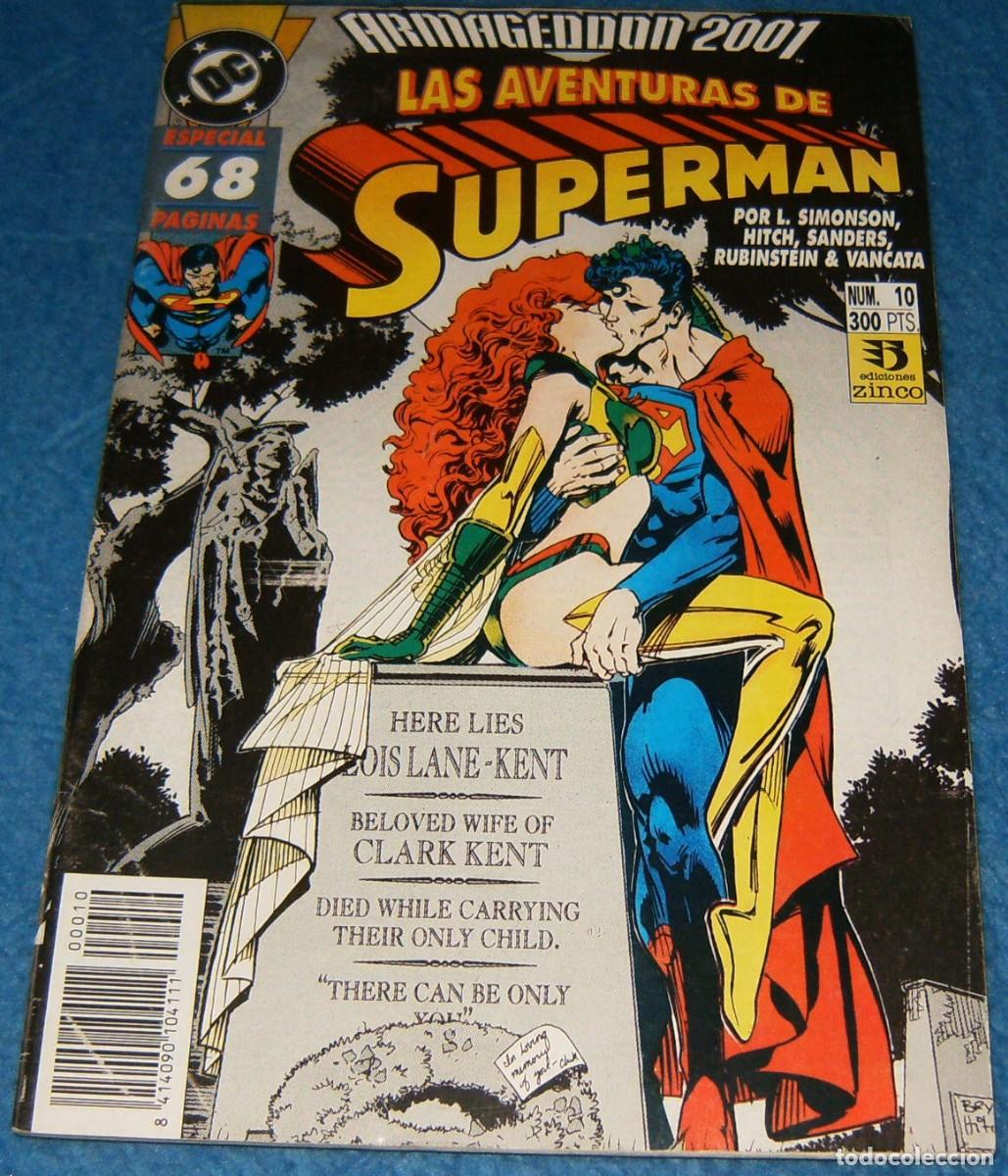 C&oacute;mics: SUPERMAN . ARMAGEDDON 2001 n&uacute;mero 10 . Aventuras de SUPERMAN . ZINCO