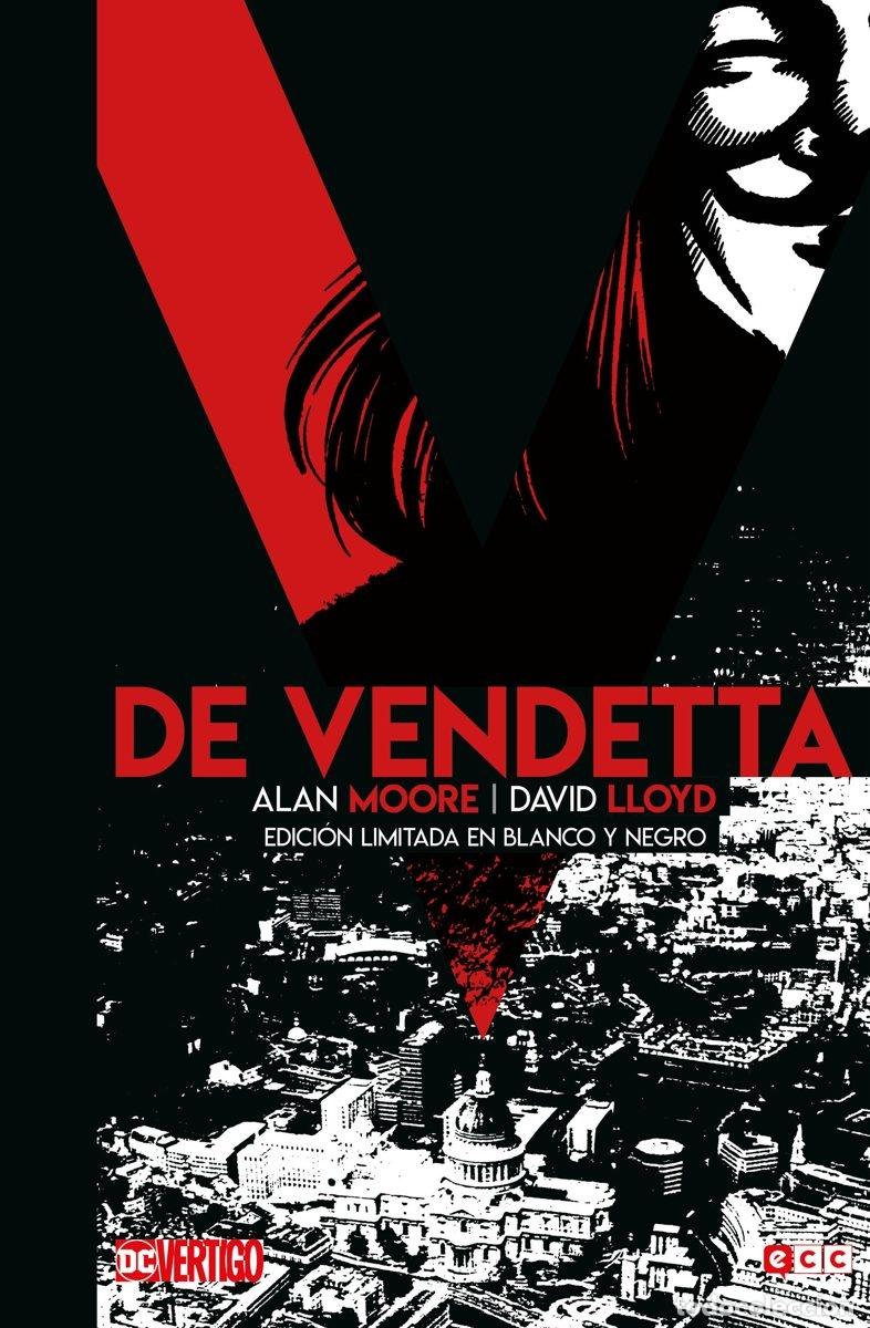 C&oacute;mics: V de Vendeta - Edic&oacute;n Deluxe limitada en blanco y negro - ECC Ediciones - Foto 1