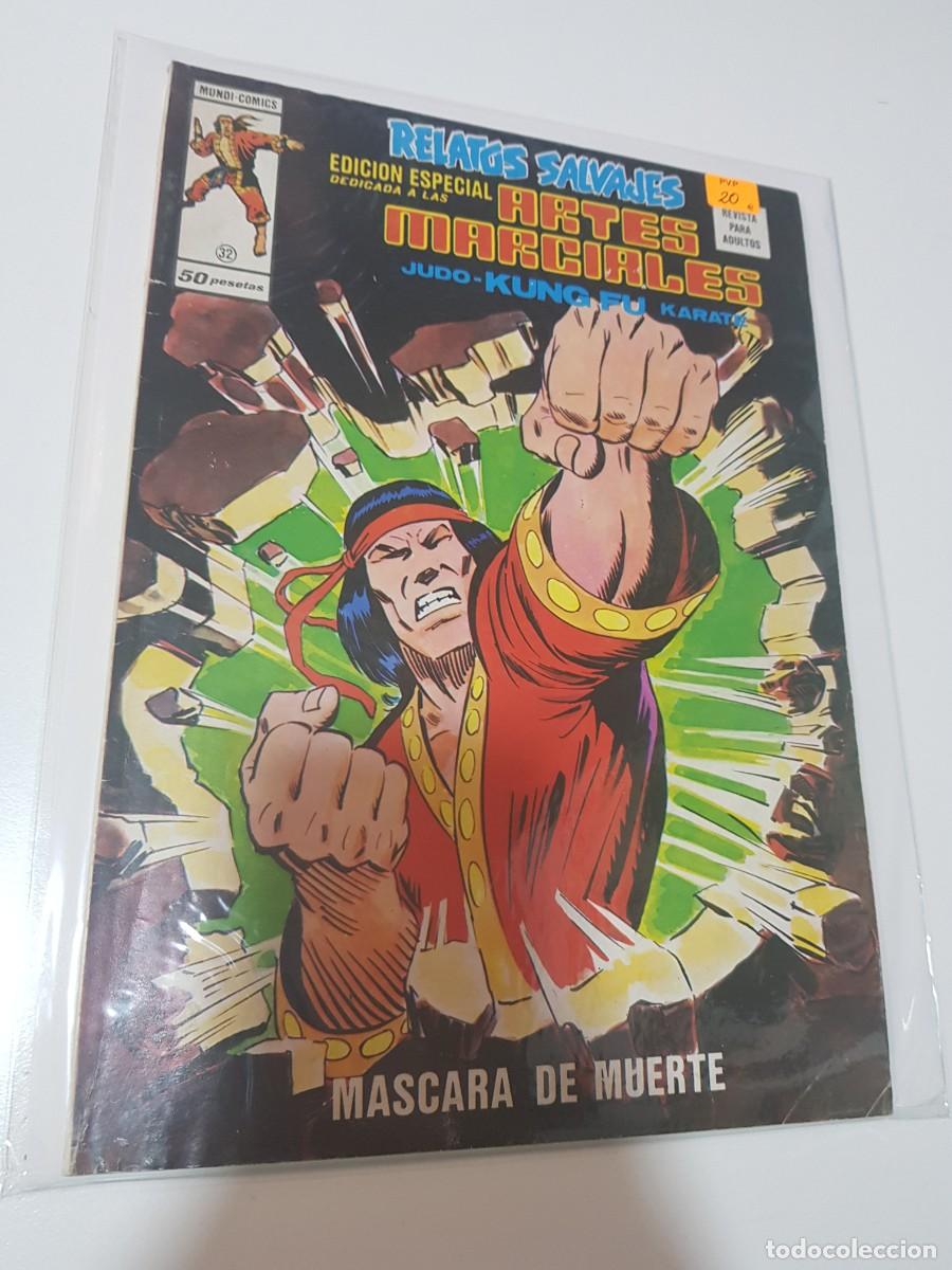 C&oacute;mics: Mundi comics Relatos salvajes edicion especial dedicada a las artes marciales MASCARA DE MUERTE N&ordm;32