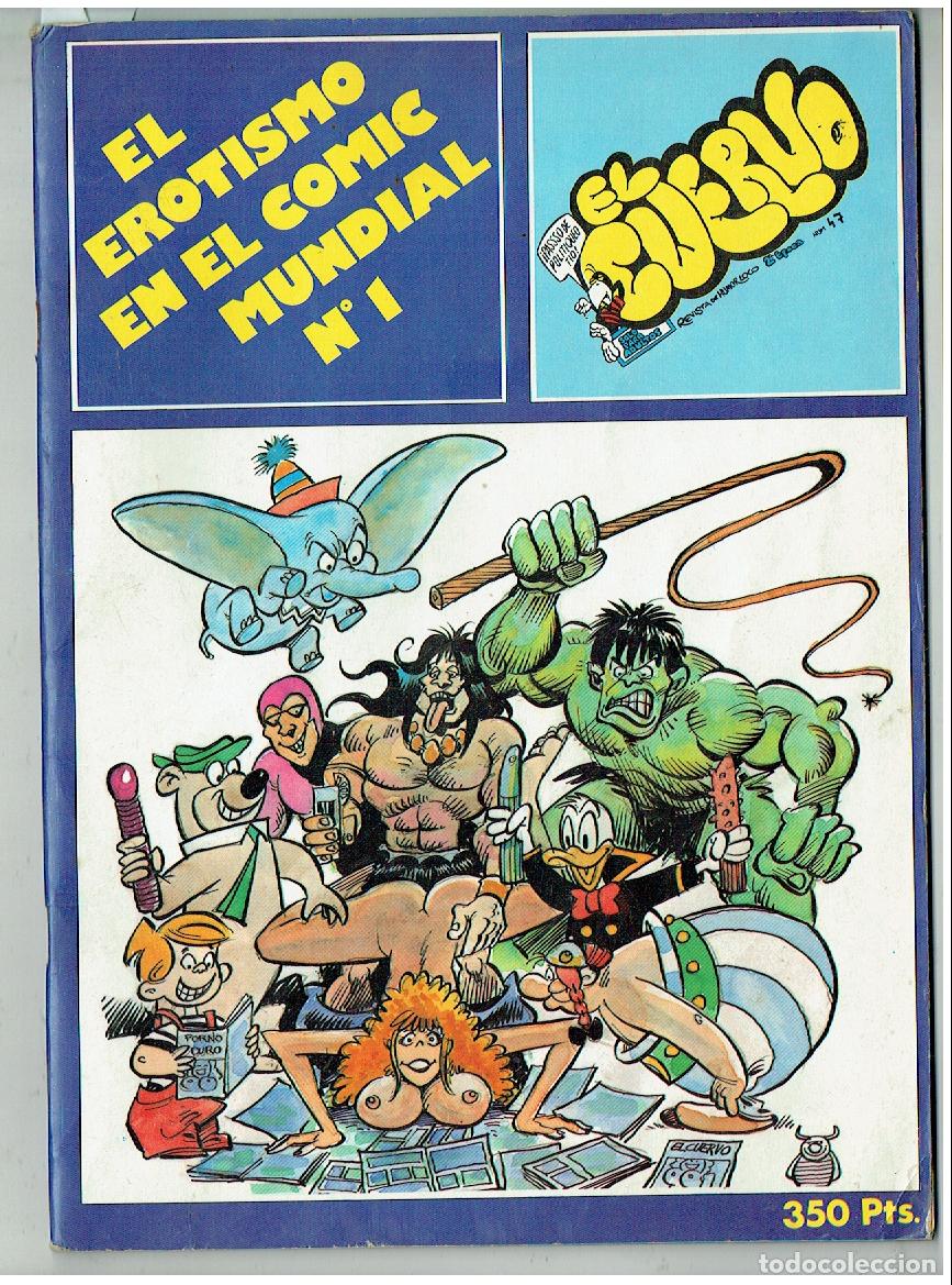 C&oacute;mics: EL CUERVO. EL EROTISMO EN EL COMIC MUNDIAL. N&ordm; 1. PARODIA EL CAPITAN TRUENO AMAIKA. (B/39.3 RUM)