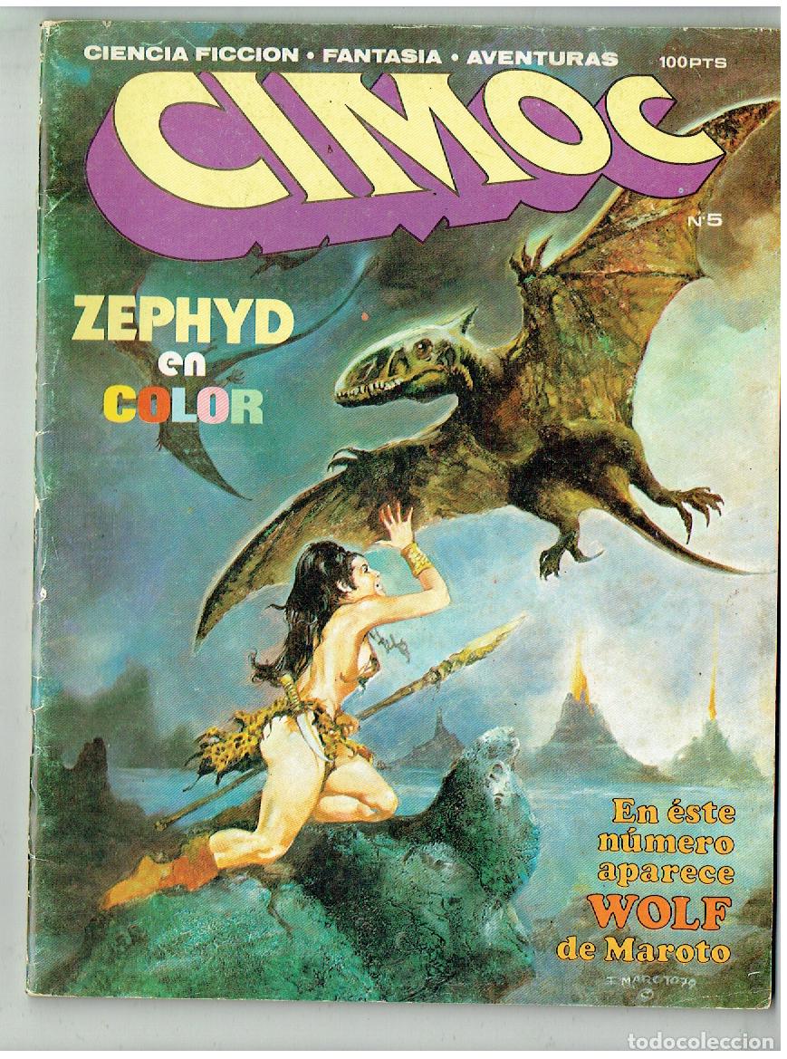 C&oacute;mics: CIMOC. N&ordm; 5. ZEPHYD, EN COLOR. WOLF DE MAROTO. EDC. SAN ROMAN, 1979. (B/39.3 RUM)