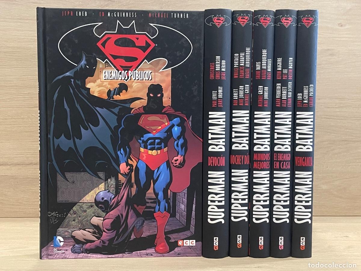 C&oacute;mics: Superman / Batman - Completo 6 vol&uacute;menes - Jeph Loeb, Ed McGuinness, Michael Turner, Pat Lee - ECC