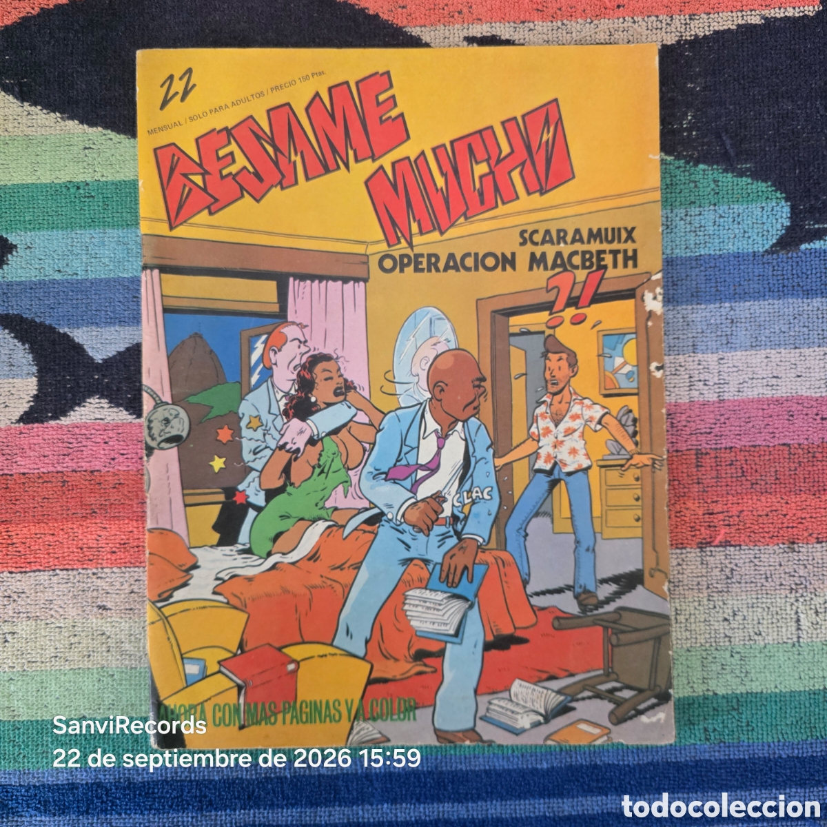 C&oacute;mics: B&Eacute;SAME MUCHO 22 (PRODUCCIONES EDITORIALES)