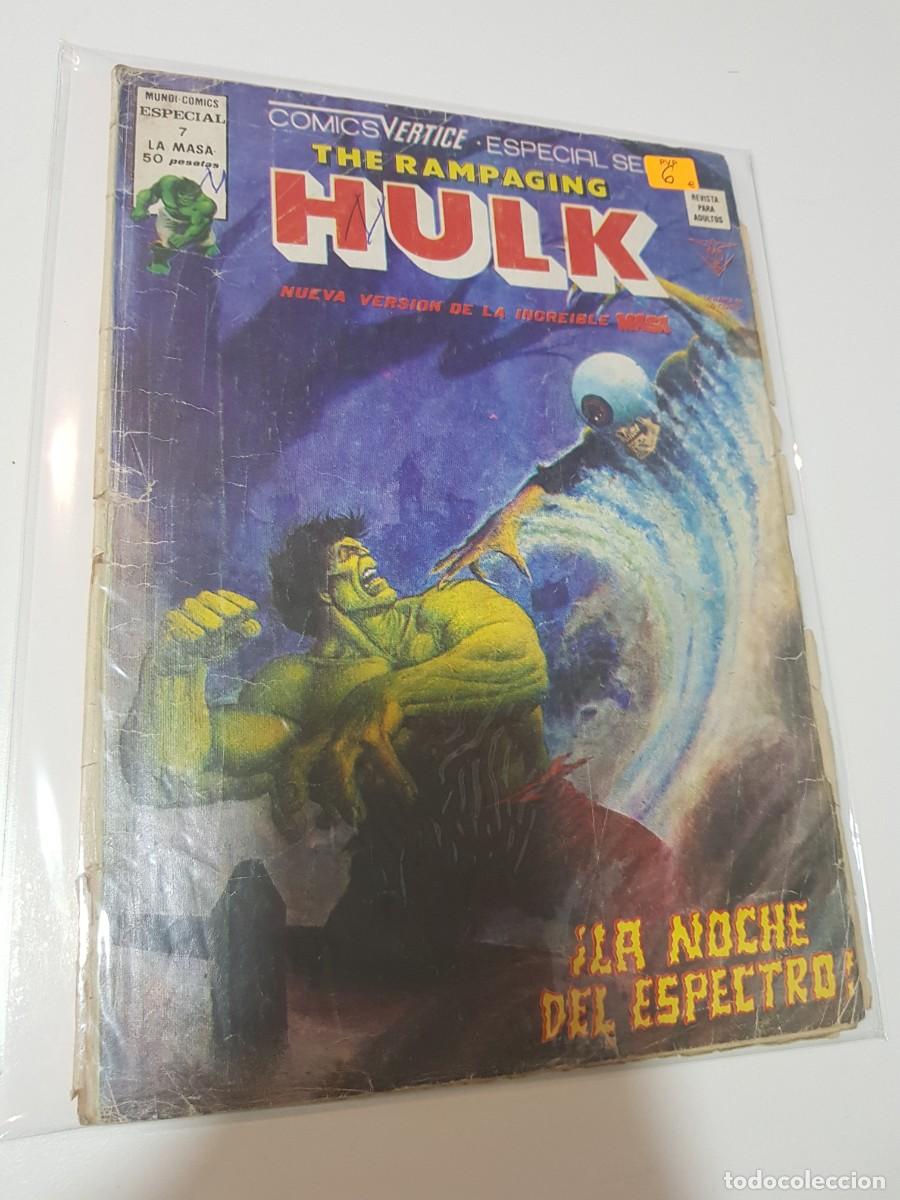 C&oacute;mics: Mundi comics Comics vertice The rampaging Hulk Especial 7 La noche del espectro
