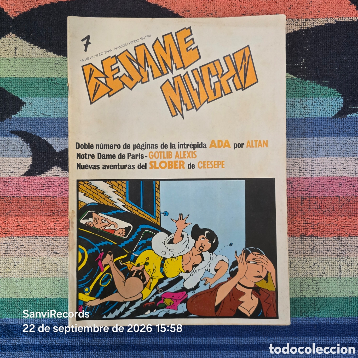 C&oacute;mics: B&Eacute;SAME MUCHO 7 (PRODUCCIONES EDITORIALES)