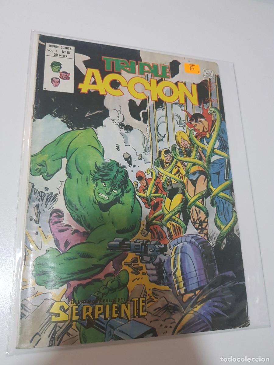 C&oacute;mics: Mundi comics Comics Triple accion Vol 1 N&ordm;15 Las mand&iacute;bulas de la serpiente
