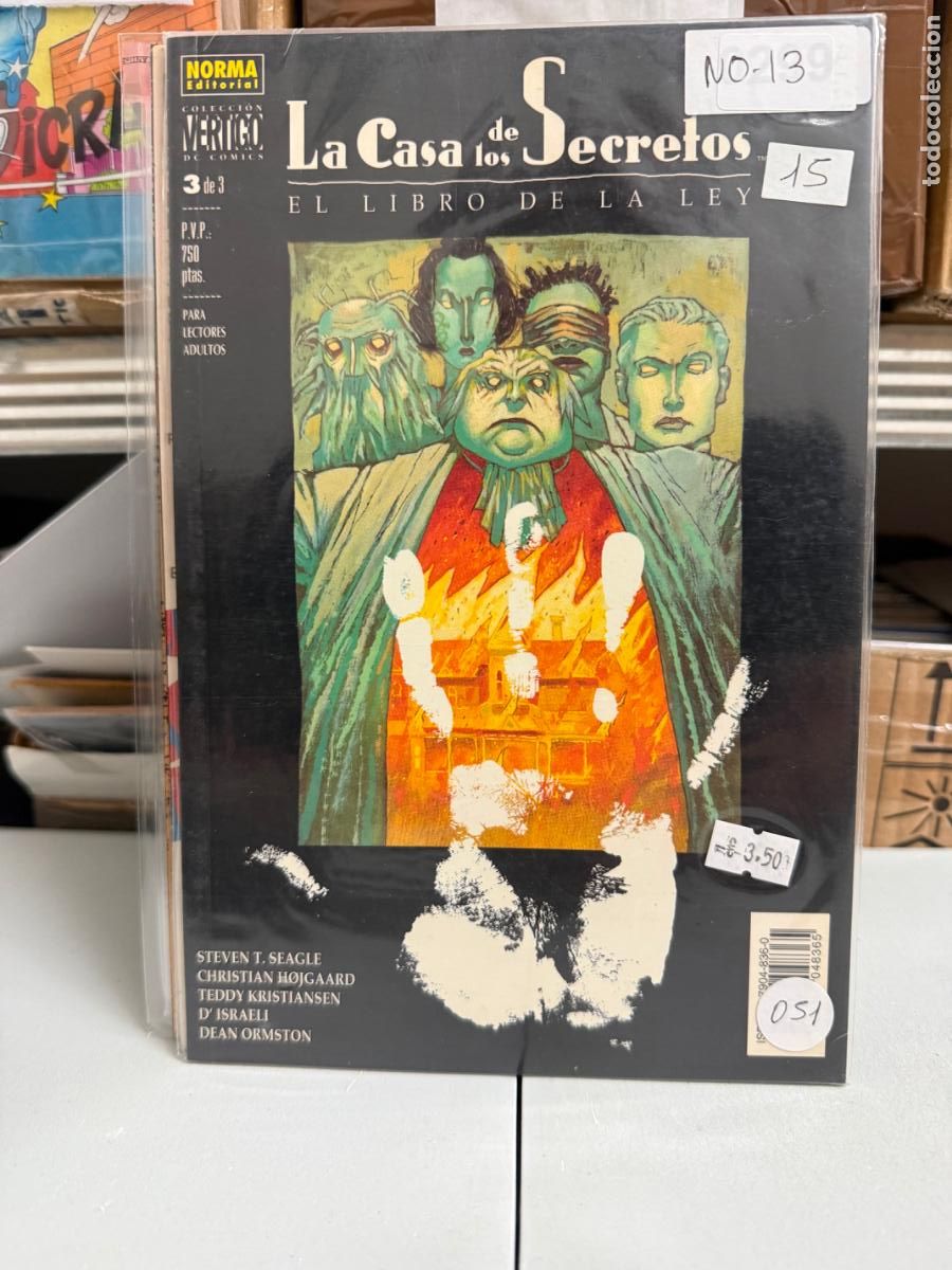 C&oacute;mics: LA CASA DE LOS SECRETOS NUMERO 3 EDITORIAL NORMA