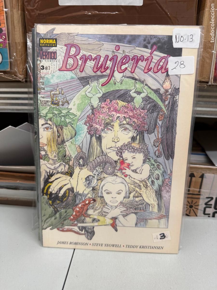 C&oacute;mics: BRUJERIA NUMERO 3 EDITORIAL NORMA