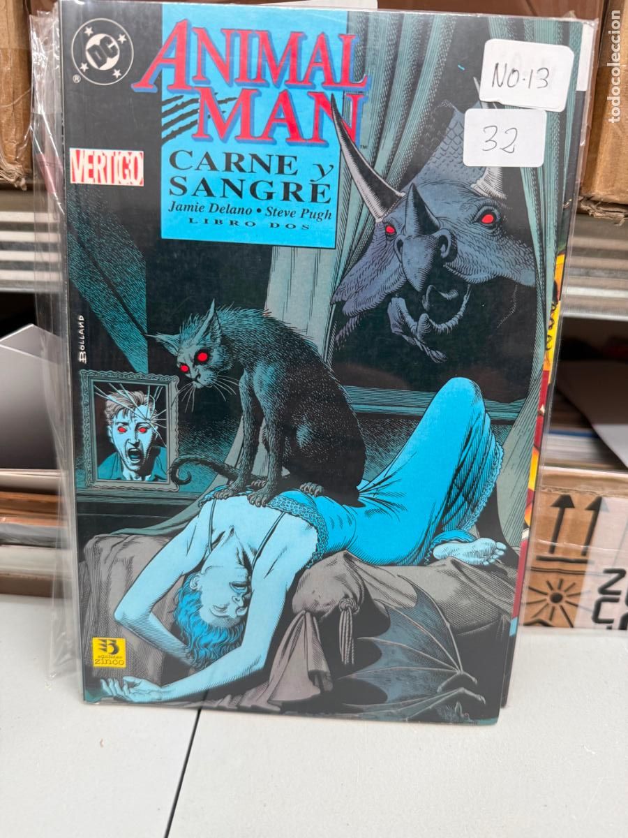 C&oacute;mics: ANIMAL MAN NUMERO 2 EDITORIAL ZINCO - Foto 1