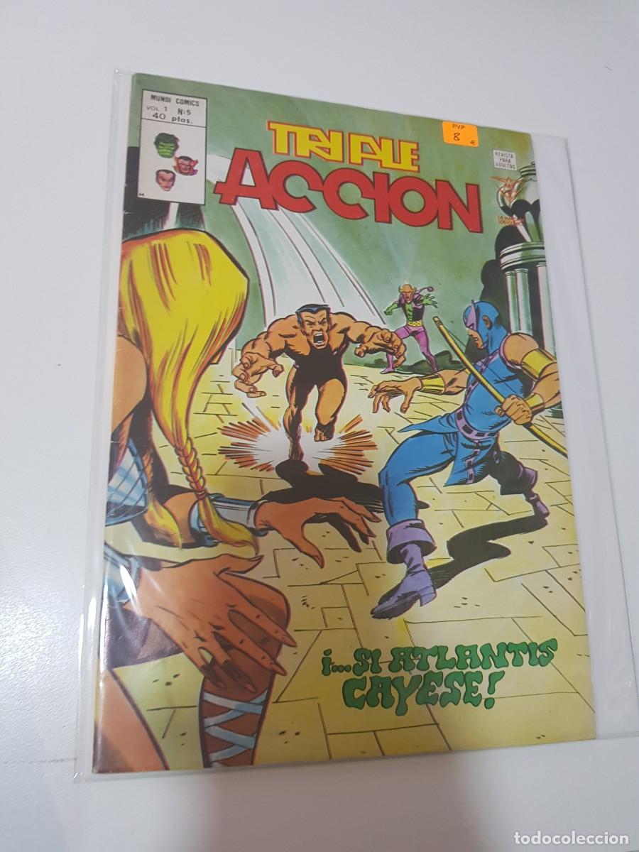 C&oacute;mics: Mundi comics Triple accion vol1 N&ordm;4 Si atlantis cayese