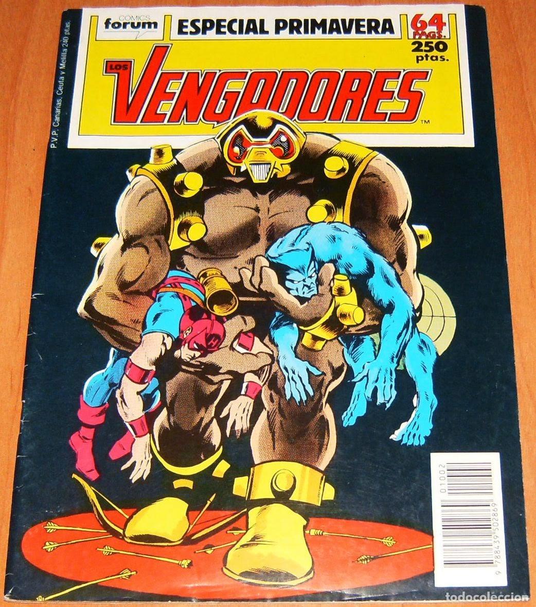 C&oacute;mics: LOS VENGADORES . ESPECIAL PRIMAVERA 1989 . FORUM