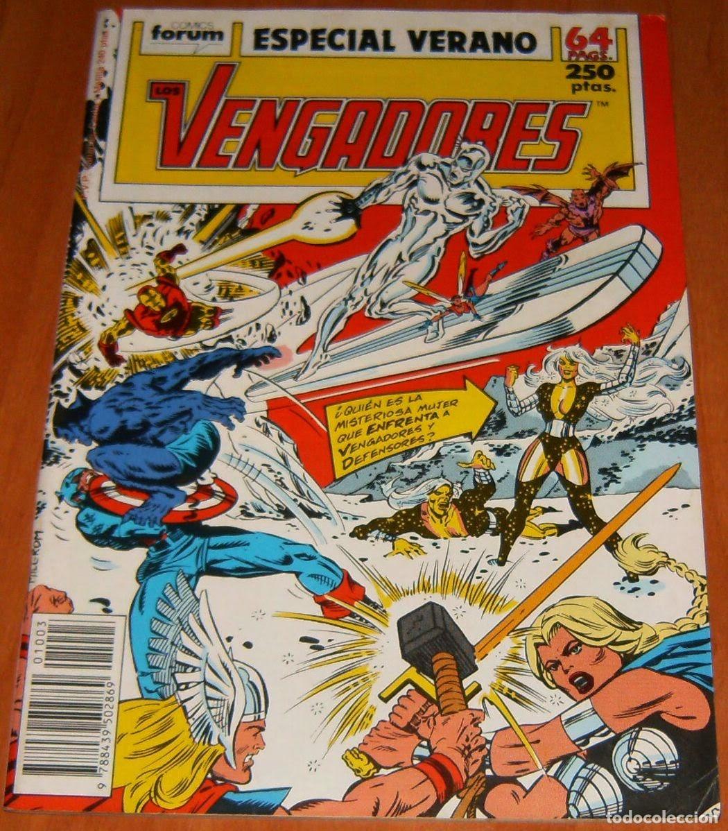 C&oacute;mics: LOS VENGADORES . ESPECIAL VERANO 1989 . FORUM