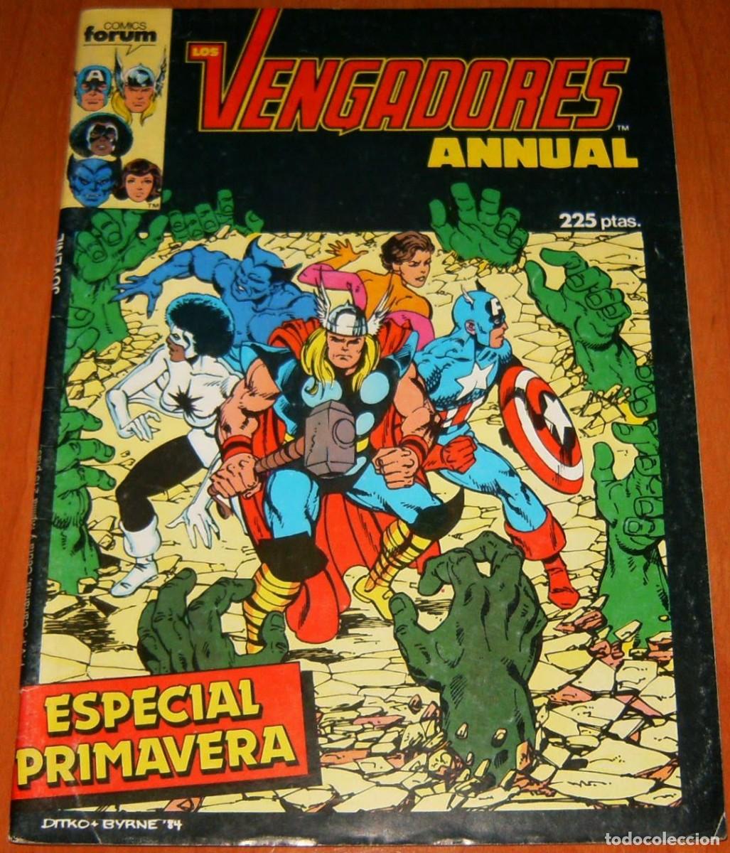 C&oacute;mics: LOS VENGADORES ANNUAL . ESPECIAL PRIMAVERA 1987 . FORUM