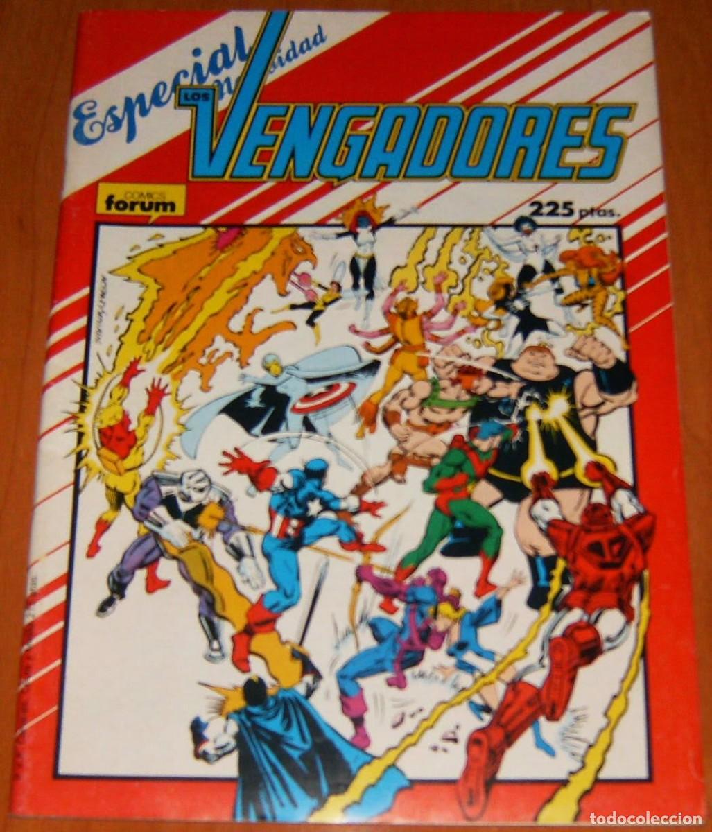 C&oacute;mics: LOS VENGADORES ANNUAL . ESPECIAL NAVIDAD 1987 . FORUM