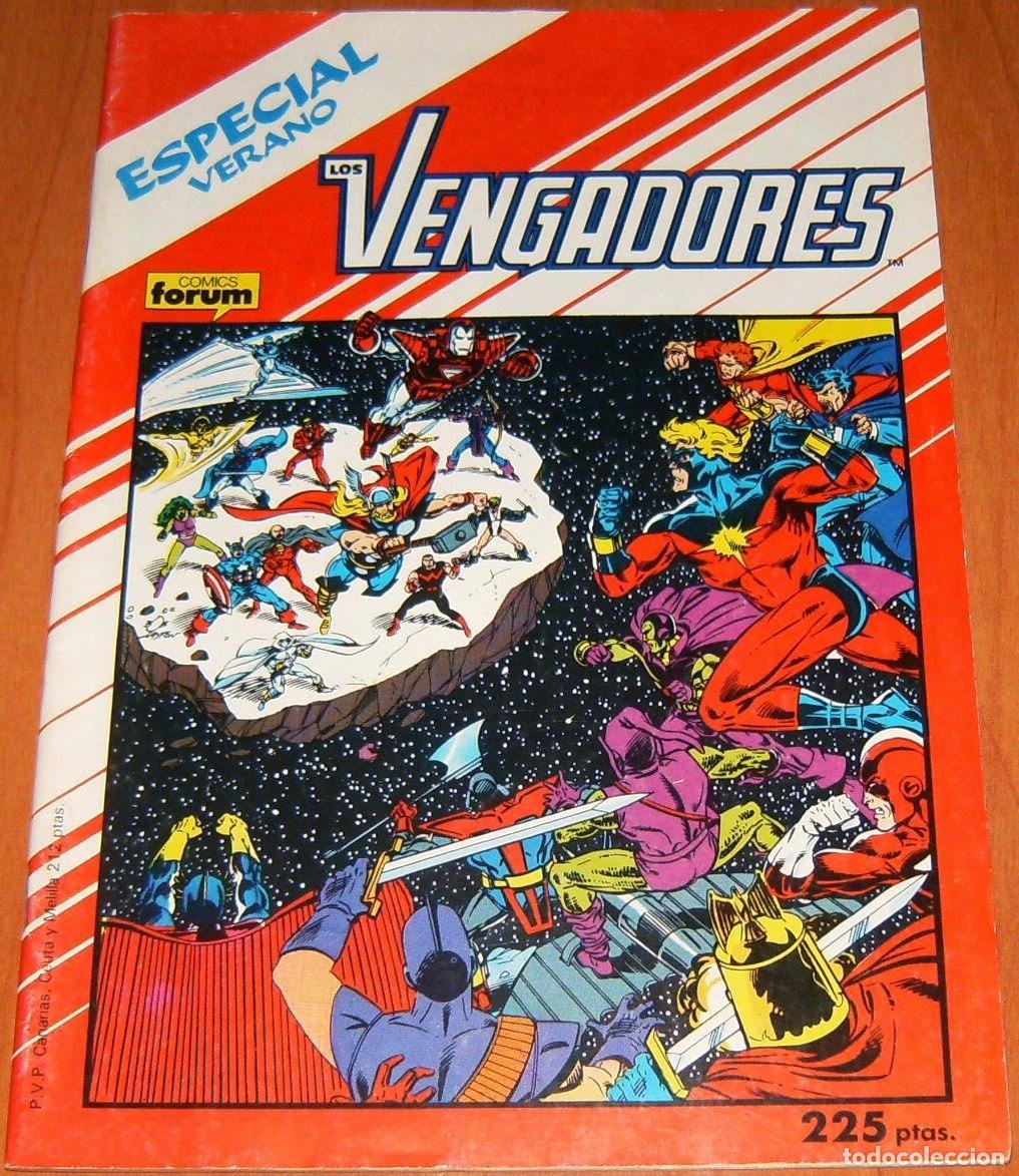 C&oacute;mics: LOS VENGADORES . ESPECIAL VERANO 1988 . FORUM