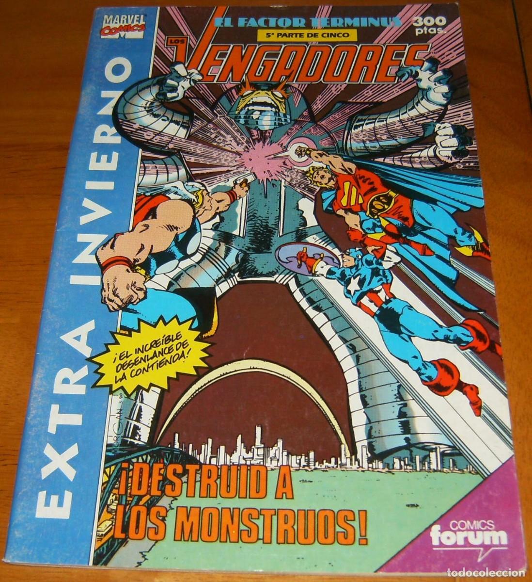C&oacute;mics: LOS VENGADORES . ESPECIAL VERANO 1991 . FACTOR TERMINUS 5 a PARTE . FORUM