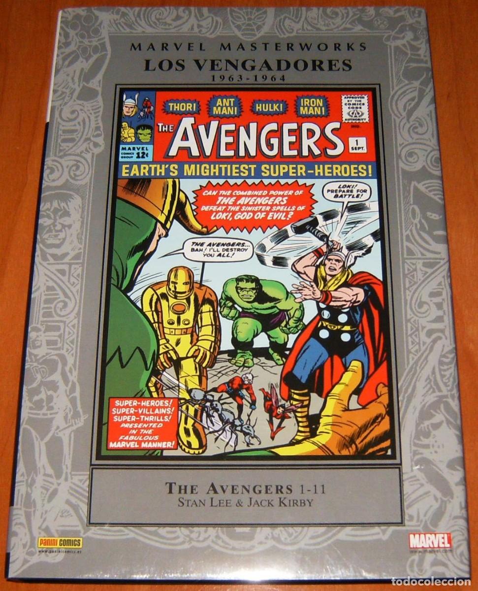 C&oacute;mics: LOS VENGADORES 1 y 2 . MARVEL MASTERWORKS . PANINI