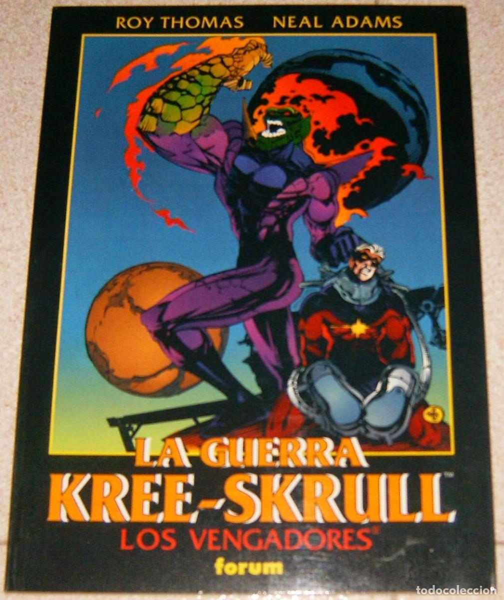 C&oacute;mics: LOS VENGADORES . LA GUERRA KREE-SKRULL . OBRAS MAESTRAS . FORUM . NEAL ADAMS y ROY THOMAS