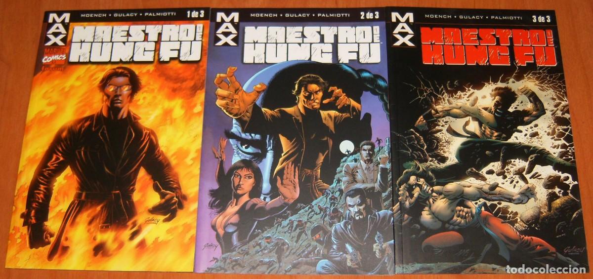 Comics : SHANG-CHI MAESTRO DE KUNG-FU . MASTER OF KUNG-FU . 1 2 3 . LINEA MAX . OBRA COMPLETA . FORUM