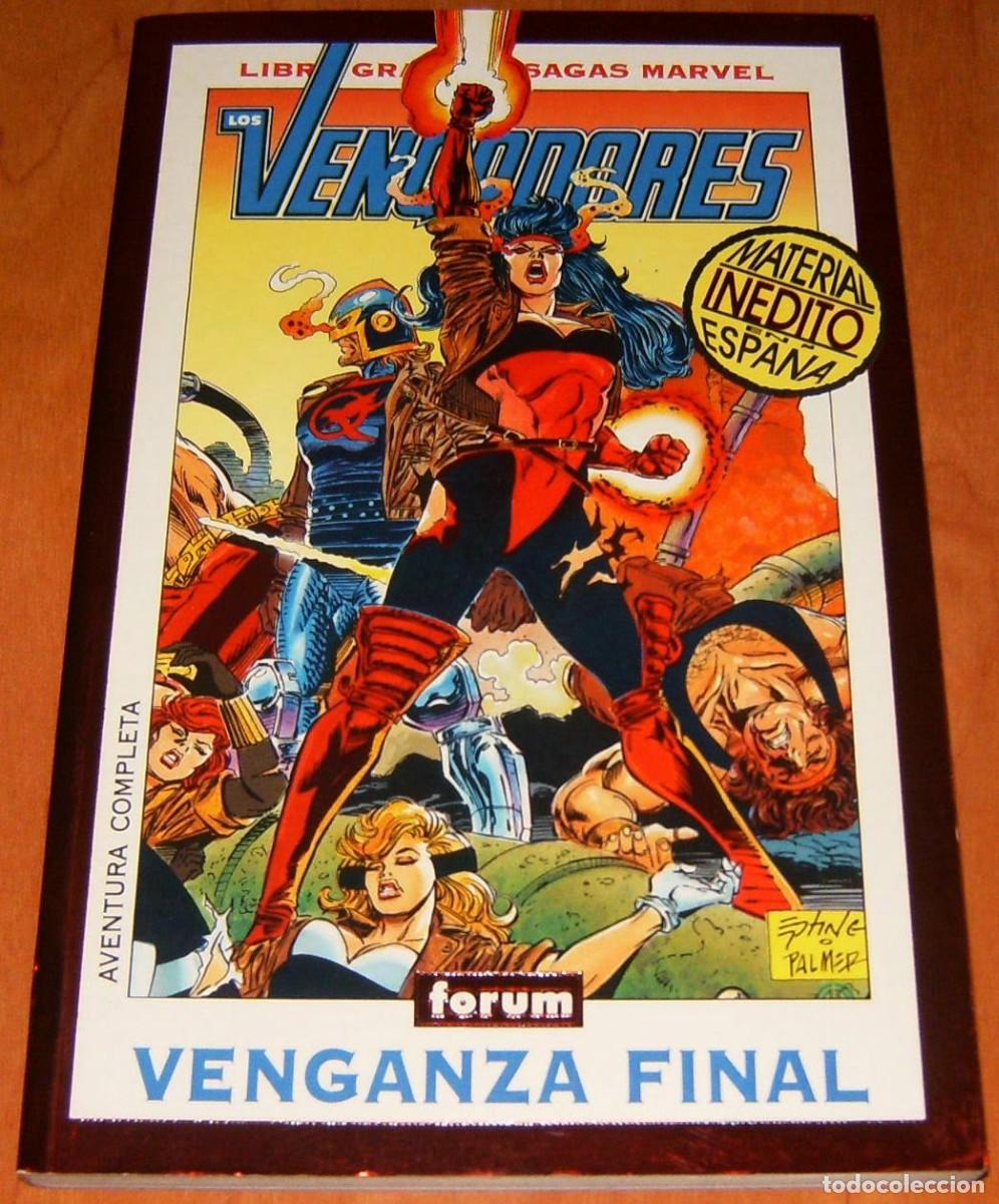 C&oacute;mics: LOS VENGADORES. GRANDES SAGAS MARVEL. VENGANZA FINAL VENGANZA MORTAL JUEGO DE DIOSES. LOTE 3 N&Uacute;MEROS