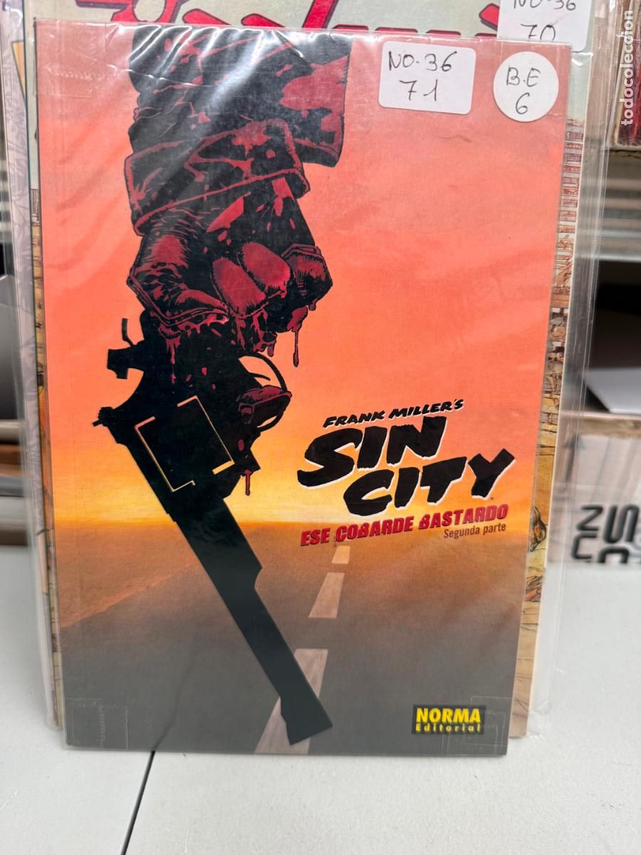 C&oacute;mics: SIN CITY EL COBARDE BASTARDO NUMERO 6 EDITORIAL NORMA