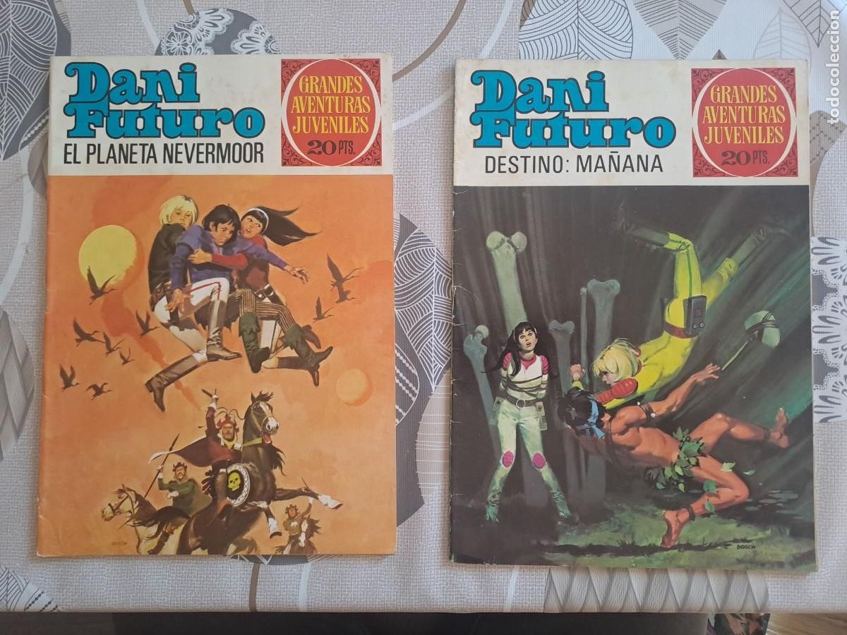 C&oacute;mics: Dani futuro completa 2 n&uacute;meros, grandes aventuras juveniles, Bruguera en buen estado Bolsa DA
