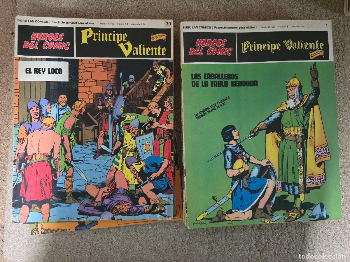 C&oacute;mics: Principe Valiente.Lote 29 Comics.Burulan